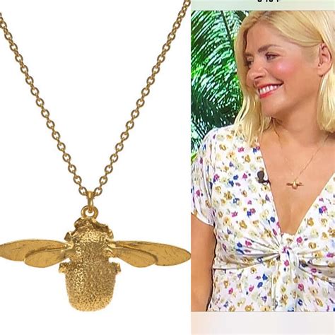 holly willoughby bumble bee necklace